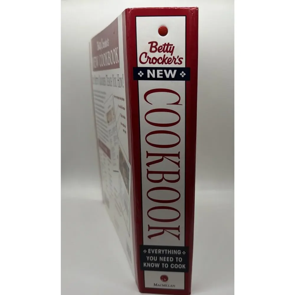 Vintage 90s Betty Crockers New Cookbook Everything You Need To Know 1996 Binder